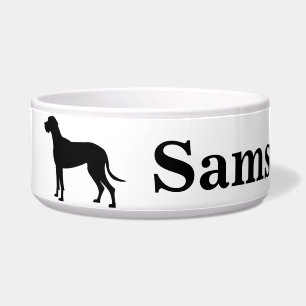 Gepersonaliseerde geweldige dane Dog Bowl Voerbakje