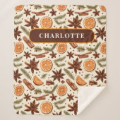 Gepersonaliseerde Gezellige Winter Deken (Voorkant)