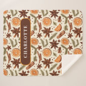 Gepersonaliseerde Gezellige Winter Deken (Voorkant (horizontaal))