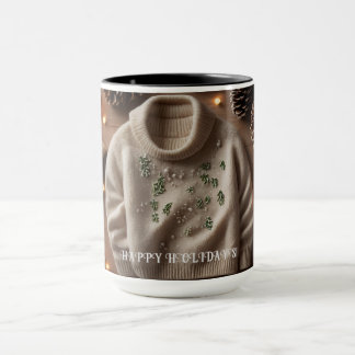 Gepersonaliseerde Gezellige Winter trui Mok Custom