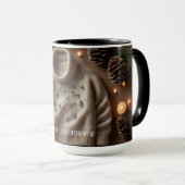 Gepersonaliseerde Gezellige Winter trui Mok Custom (Voorkant rechts)