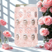 Gepersonaliseerde Gezicht 2 Foto's, Aangepast Gezi Blikvorm Glas