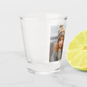 Gepersonaliseerde Gezicht Afbeelding Leuke Verjaar Shot Glas (Links)