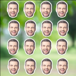 Gepersonaliseerde Gezicht Stickers Custom Photo Fa