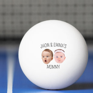 Gepersonaliseerde Gezichtsfoto Kinder, Moederdag G Pingpongballen