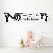 Gepersonaliseerde gezinshereniging spandoek (Insitu)