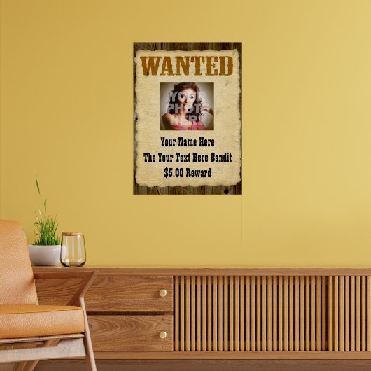 Gepersonaliseerde Gezochte Oude Posters van de Fot (Woonkamer 2)