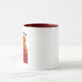 Gepersonaliseerde Gift Box Baby Bulldog Mok (Midden)