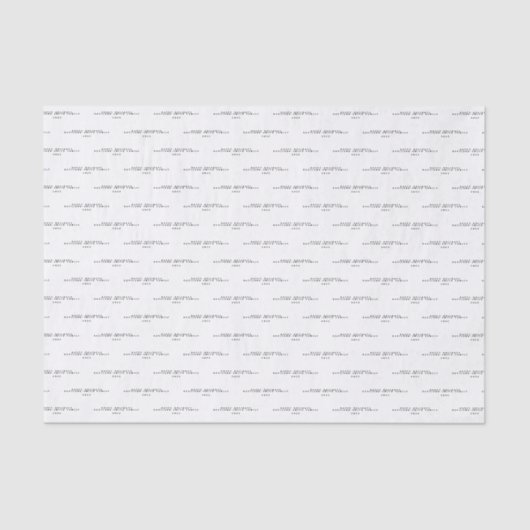 Gepersonaliseerde Gift Tissue HAMbyWG Tissuepapier (Voorkant)