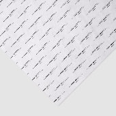 Gepersonaliseerde Gift Tissue HAMbyWG Tissuepapier (Detail)