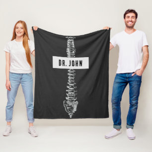 Gepersonaliseerde Gift voor Chiropractor, Spine Do Fleece Deken