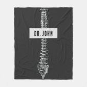 Gepersonaliseerde Gift voor Chiropractor, Spine Do Fleece Deken (Voorkant)