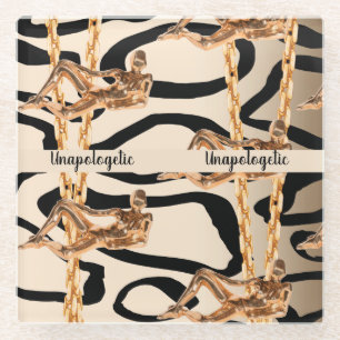 Gepersonaliseerde Gift voor Verjaardag, Bruid, Bru Glazen Onderzetter