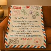 Gepersonaliseerde Gift voor Vrouw - Custom Deken G