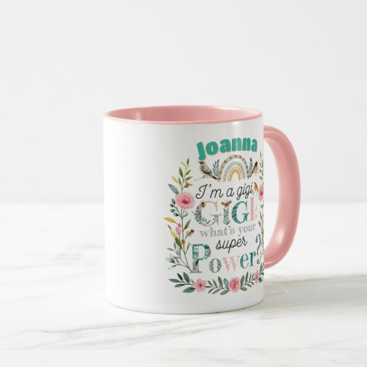 Gepersonaliseerde GIGI Moederdag Verjaardag Kerst Mok (Voorkant rechts)