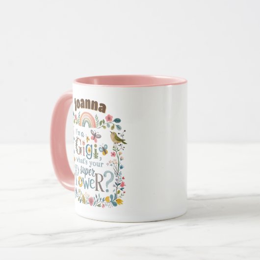 Gepersonaliseerde GIGI Moederdag Verjaardag Kerst Mok (Voorkant links)