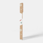 Gepersonaliseerde Gingerbread Christmas Phone Case iPhone Hoesje (Rechterkant)