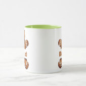 Gepersonaliseerde Gingerbread Man aangepaste naam  Mok (Midden)