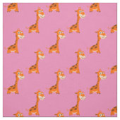 Gepersonaliseerde Giraffe Stof (Swatch)
