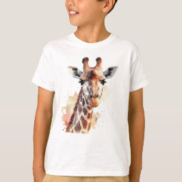Gepersonaliseerde Giraffe T-shirt voor kinderen