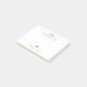 Gepersonaliseerde Girl Lunch Box Notities Preppy S Post-it® Notes (Schuin)