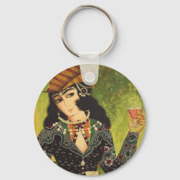 Gepersonaliseerde Girl Sleutelhanger - Schattige e