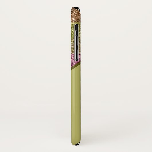 Gepersonaliseerde Girly Glitter Sparkle Naam Case-Mate iPhone Case (Achterkant/links)