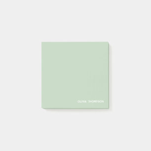 Gepersonaliseerde Girly Green School Post-it® Notes