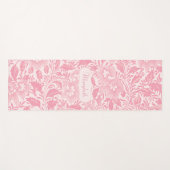 Gepersonaliseerde  Girly Pink Flowers Yogamat (Voorkant (horizontaal))