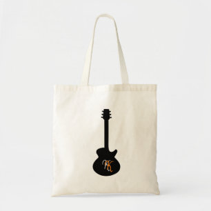 Gepersonaliseerde gitaarmusi tote bag