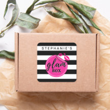 Gepersonaliseerde Glam Box Stickers
