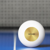 Gepersonaliseerde, glanzende metallic gouden textu pingpongballen (Net)