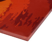 Gepersonaliseerde Glass Cutting African Safari Gir Snijplank (Hoek)