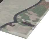 Gepersonaliseerde glazen snijden leger OCP Camo Un Snijplank (Hoek)