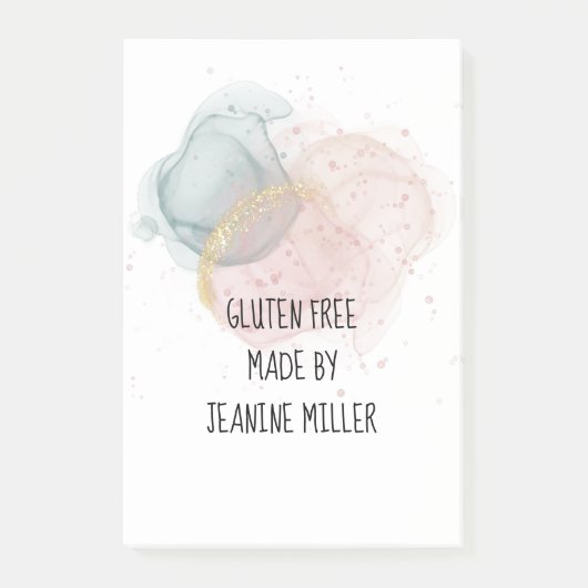 Gepersonaliseerde glutenvrije ticky post-it® notes (Voorkant)