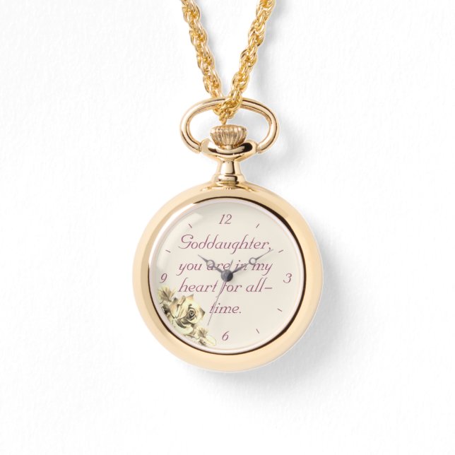 Gepersonaliseerde Godfather Ketting Watch (Voorkant)
