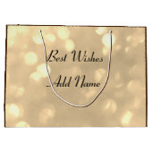 Gepersonaliseerde Godson Birthday Groot Cadeauzakje (Achterkant)