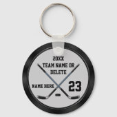Gepersonaliseerde, goedkope hockey geschenken. Hoc Sleutelhanger (Achterkant)