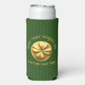Gepersonaliseerde Golden Shamrock St. Patrick's Da (Seltzer Achterkant)