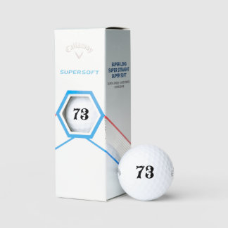 Gepersonaliseerde Golf - Aangepast nummer Lucky Ca Golfballen