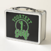 Gepersonaliseerde Golf ADD NAAM Retro Pro Golfer S (Achterkant)