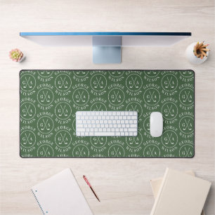 Gepersonaliseerde Golf Monogram groen Aangepaste N Bureaumat