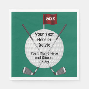 Gepersonaliseerde Golf partij benodigdheden, Golf Servet