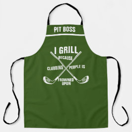 Gepersonaliseerde Golf Pun Schorten, Funny Grill B Schort