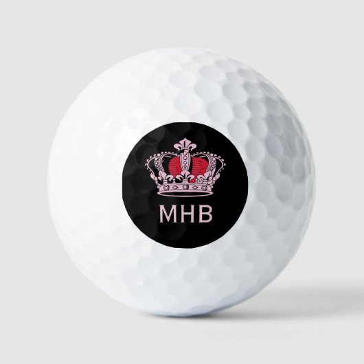 Gepersonaliseerde Golf Queen Golfballen (Voorkant)