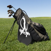 Gepersonaliseerde Golf Swing Mannen Golfhanddoek (Groen)