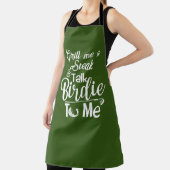 Gepersonaliseerde Golf Theme Funny Golf Birdie Pun Schort (Insitu)