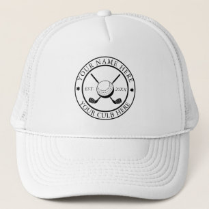 Gepersonaliseerde Golf Trucker Pet met Club Logo P