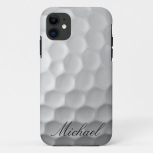 Gepersonaliseerde golfbal kuiltjes textuur patroon iPhone 11 hoesje