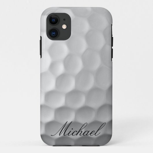 Gepersonaliseerde golfbal kuiltjes textuur patroon Case-Mate iPhone case (Achterkant)
